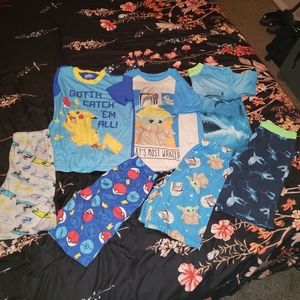 *Kids sale* Lot 7 pieces of boys summer pajamas
